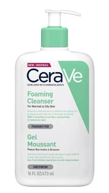 CeraVe Foaming Cleanser – 236ml | Normal to Oily Skin