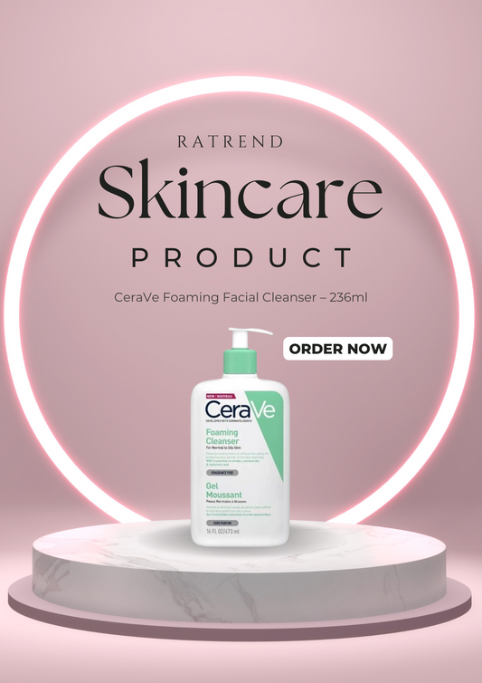 CeraVe Foaming Cleanser – 236ml | Normal to Oily Skin