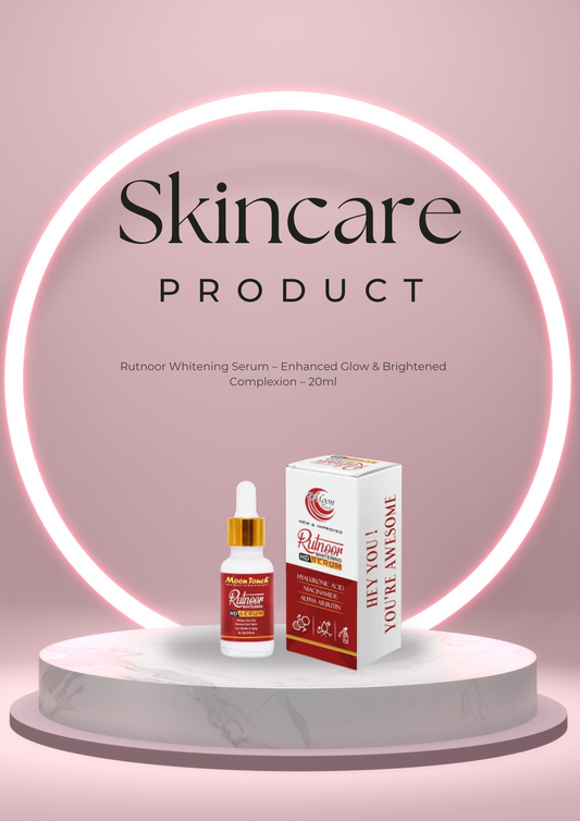 Rutnoor Whitening Serum – Enhanced Glow &amp; Brightened Complexion – 20ml