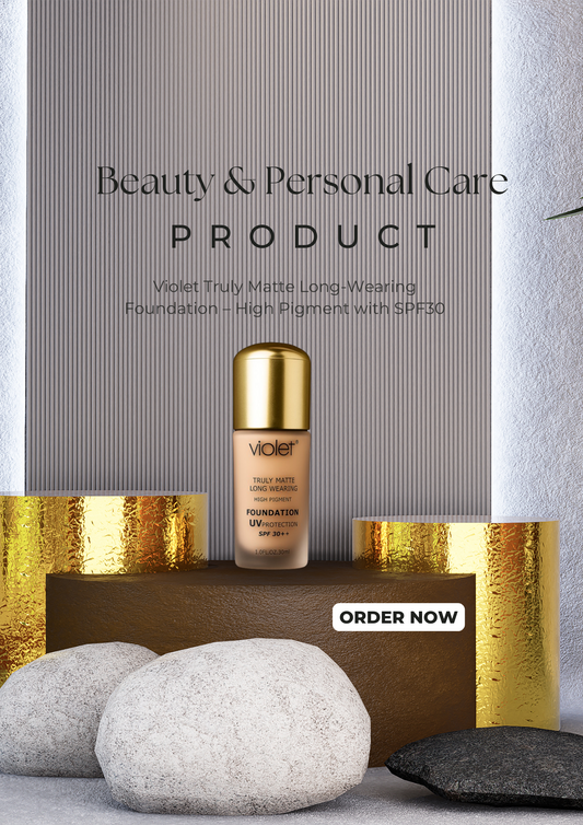 Violet Truly Matte Long-Wearing Foundation – High Pigment with SPF30++