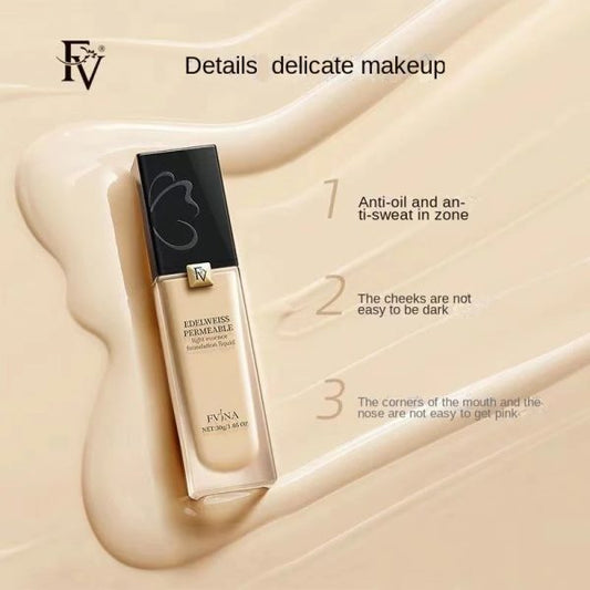 FV Edelweiss Liquid Foundation – Long-lasting Base Makeup