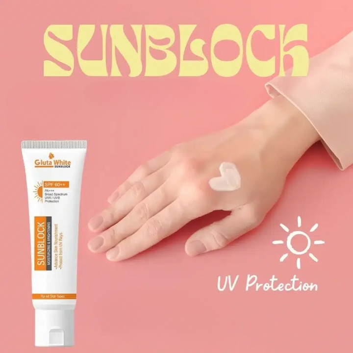 Glutawhite Sunblock SPF 60+ – 65gm