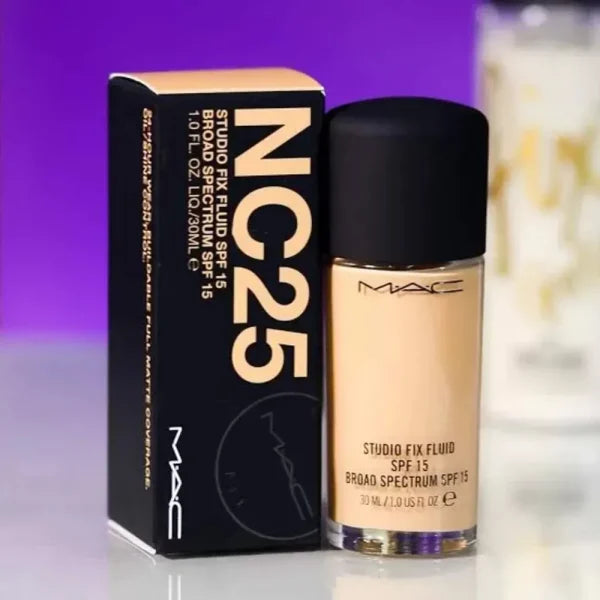 Matte Liquid Foundation with SPF15 – Full Coverage, Long-lasting